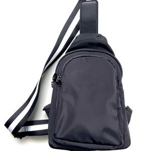 Nylon sling bag with adjustable strap